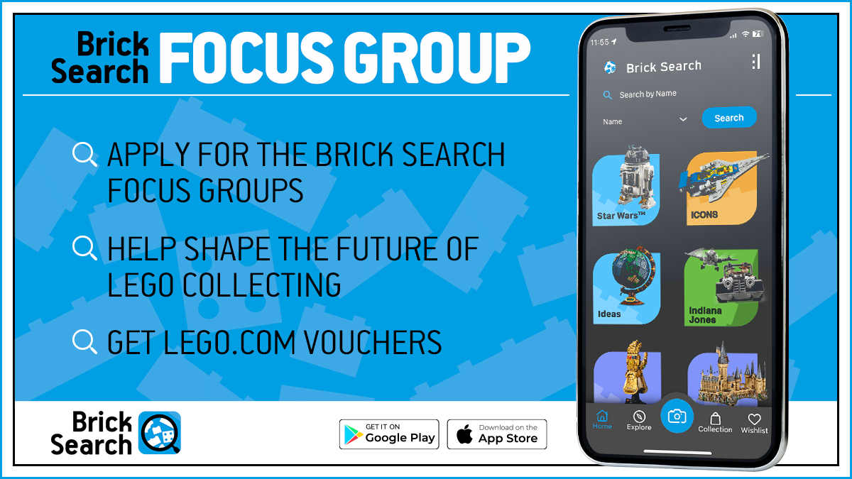 Apply to join the Brick Search focus groups and win a LEGO gift card