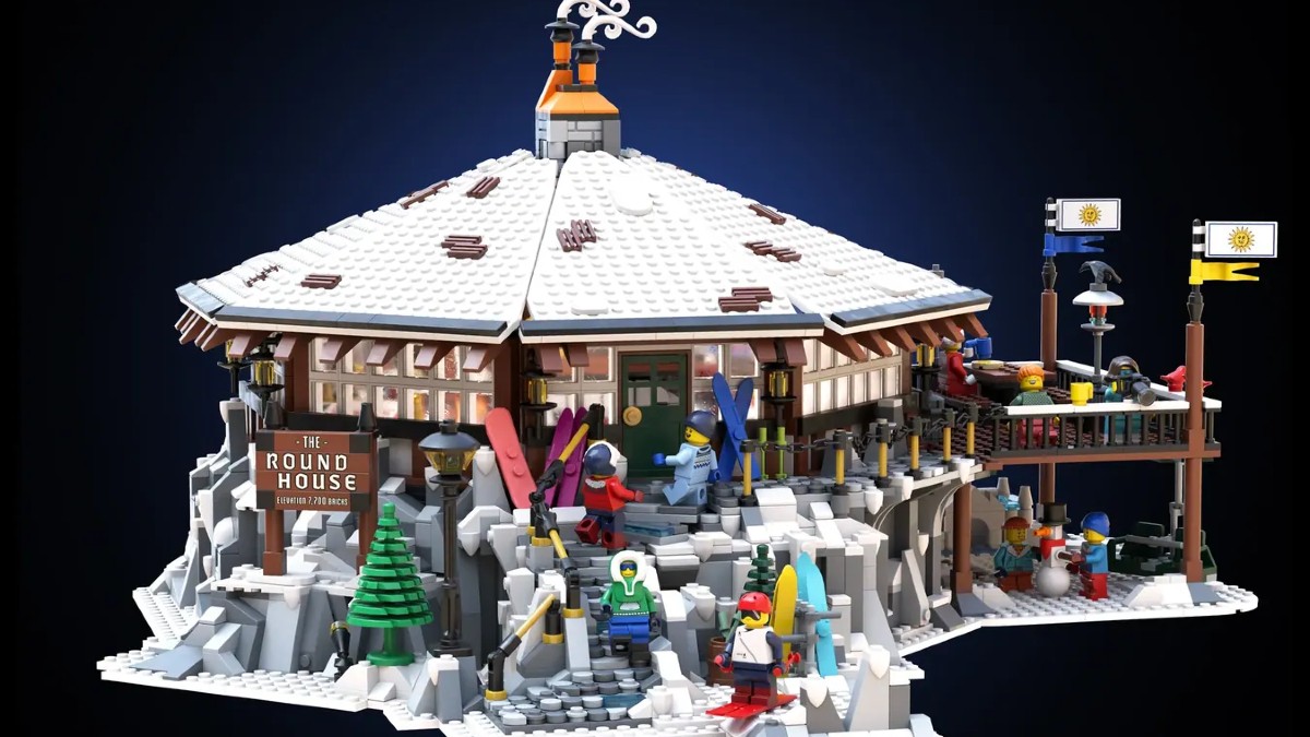 LEGO Ideas Ski Lodge offers a home away from snow at 10K 