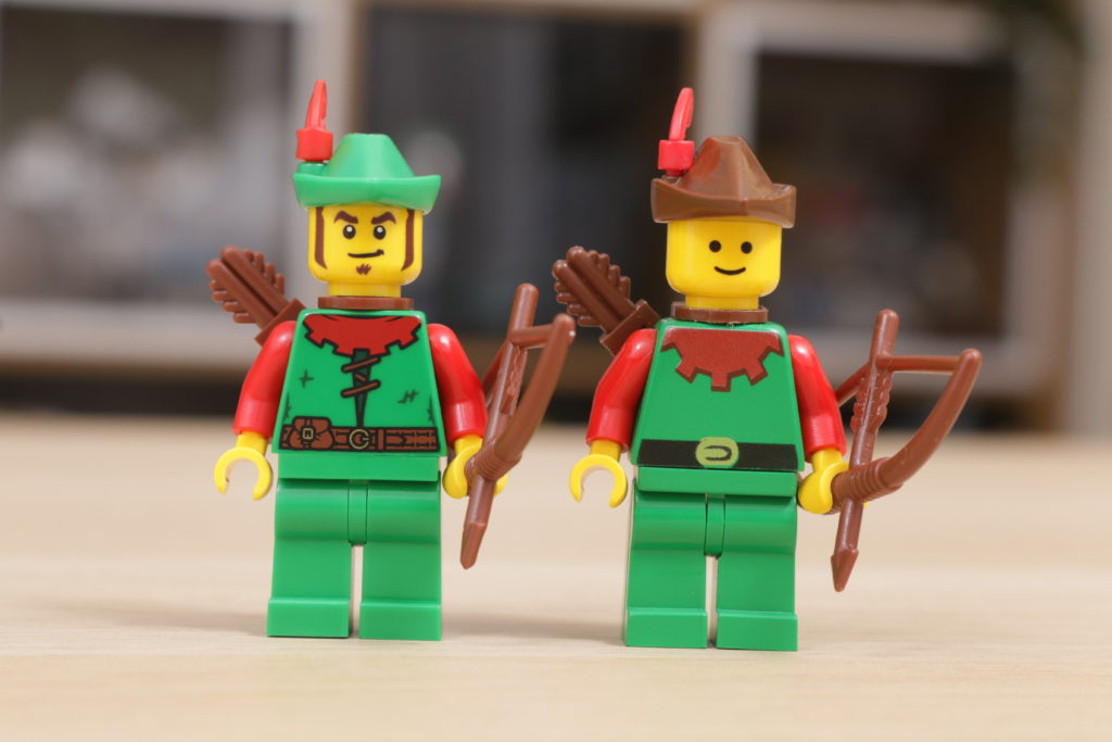LEGO Castle 40567 Forest Hideout gift with purchase Classic Castle Forestmen minifigure comparison 3 1024x683
