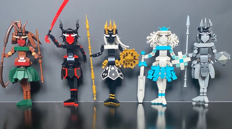 Brick Pic of the Day: Female Warriors