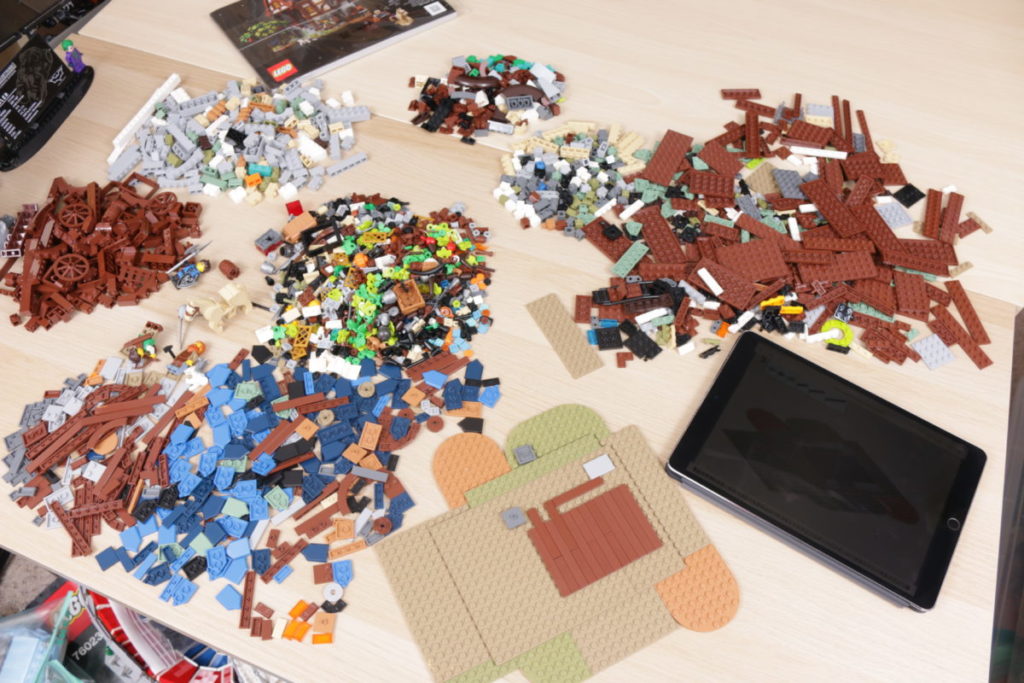 Rebuilding LEGO Ideas 21318 Medieval Blacksmith with Rebrickable 1 1024x683