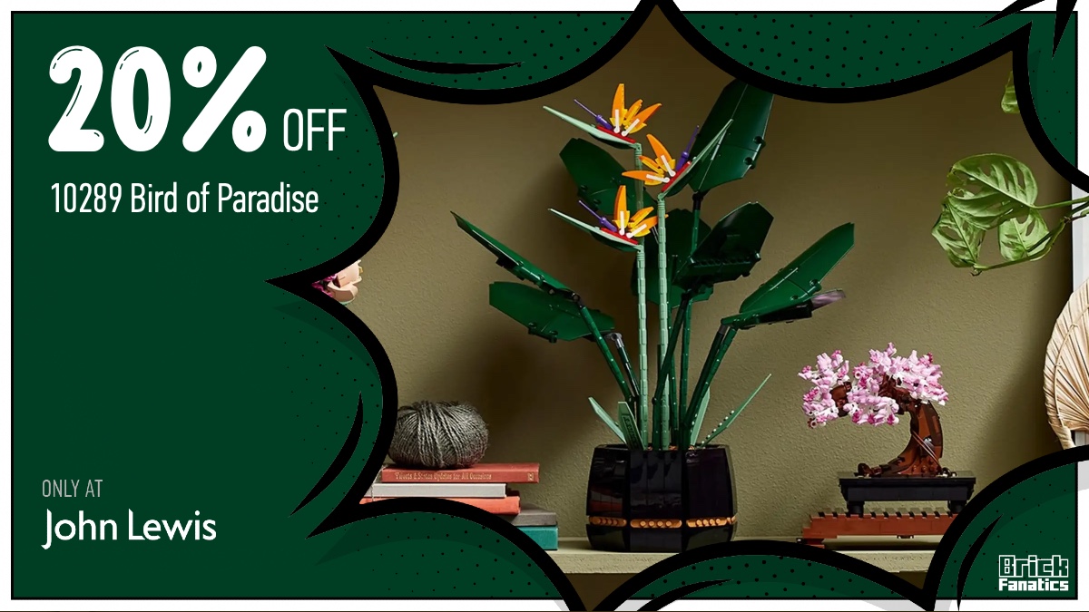 Save on retiring LEGO 10289 Bird of Paradise: the houseplant you never have to water