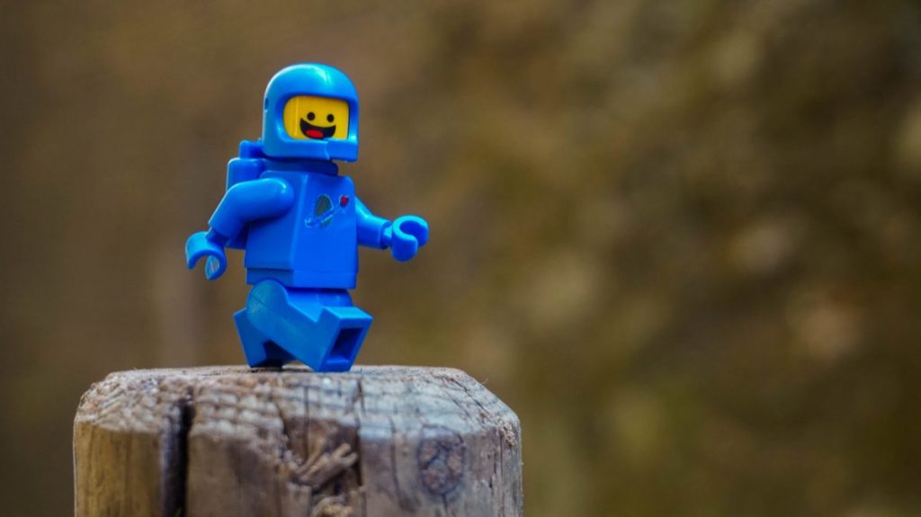 Brick Pic of the Day: Benny taking a stroll