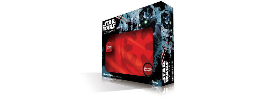 Product packaging for Star Wars Rogue One