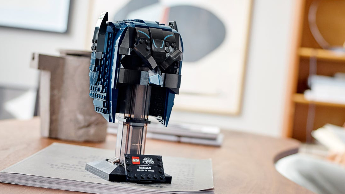 LEGO for Adults Classic TV Series Batman Cowl swoops onto LEGO.com