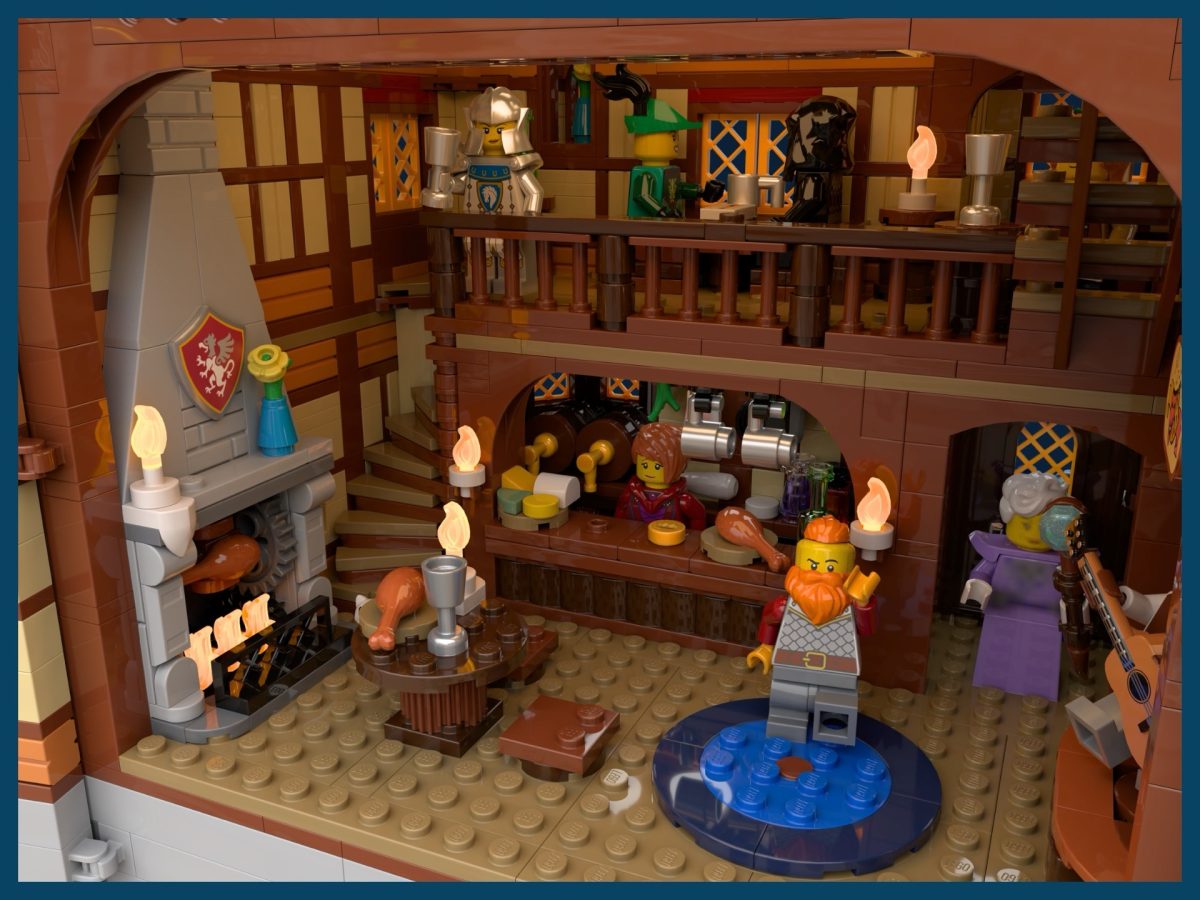 LEGO BrickLink Series 9 Sleepy Dragon Inn 5 1200x900
