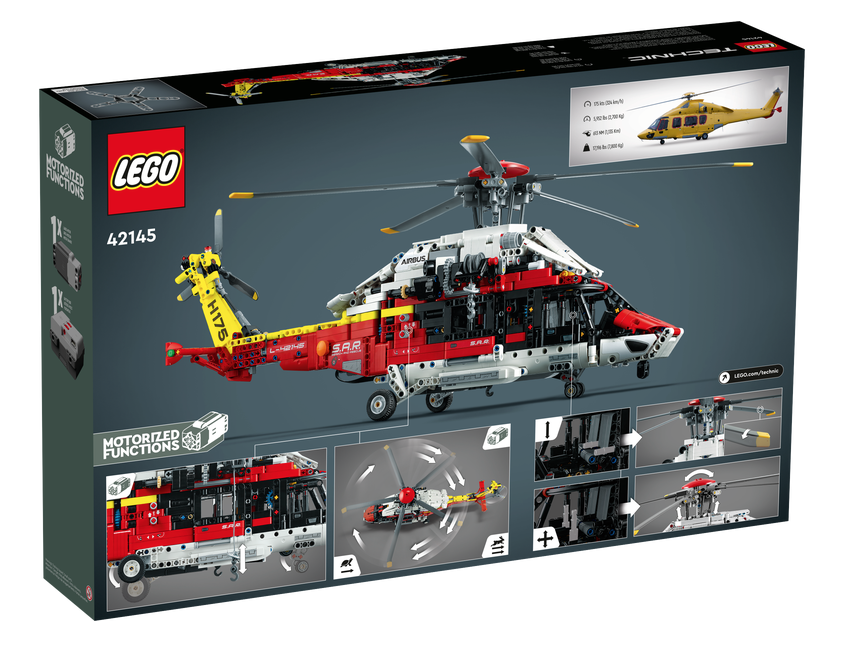 42145 Airbus H175 Rescue Helicopter box back