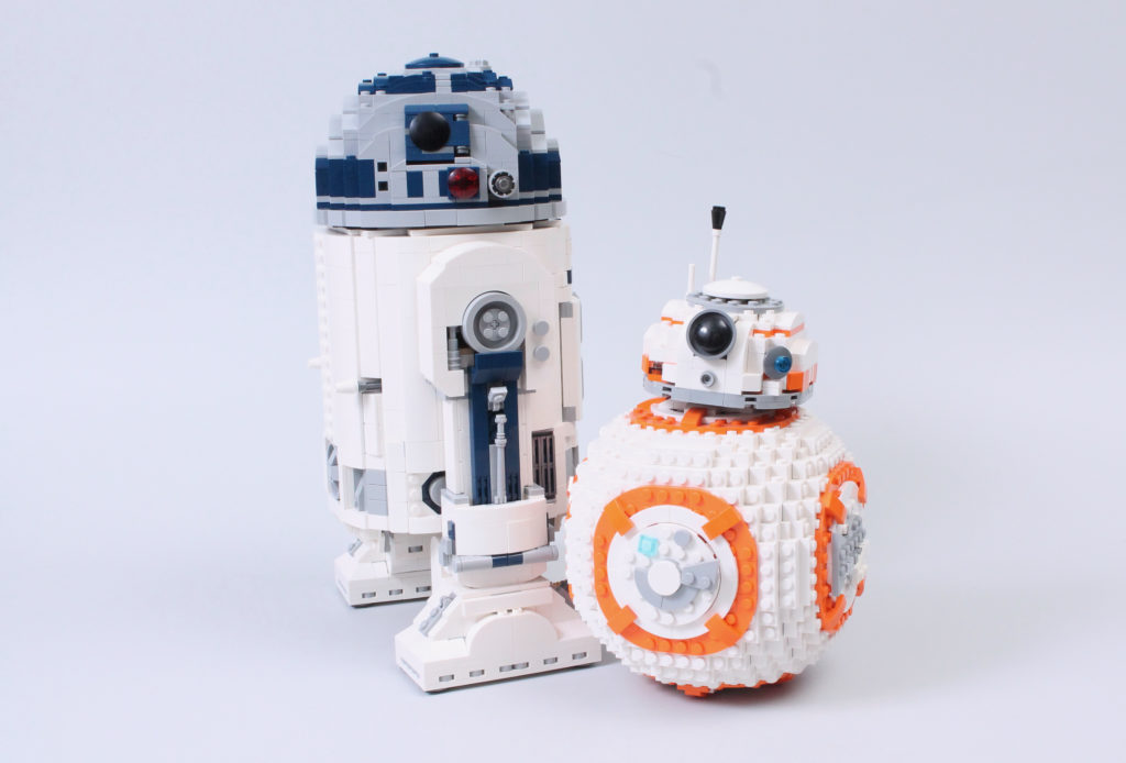 LEGO Star Wars 75308 R2 D2 75187 BB 8 comparison 5