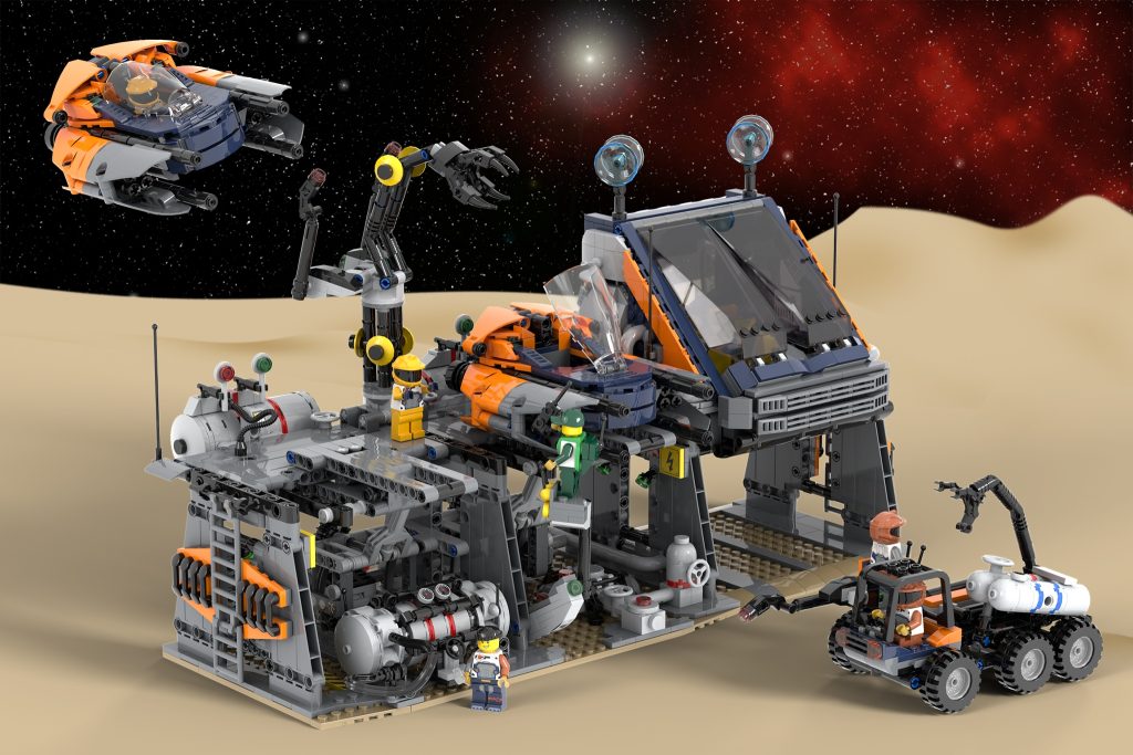 lego Bricklink designer program series 2 Space Supply Station Gamma 1 1024x683
