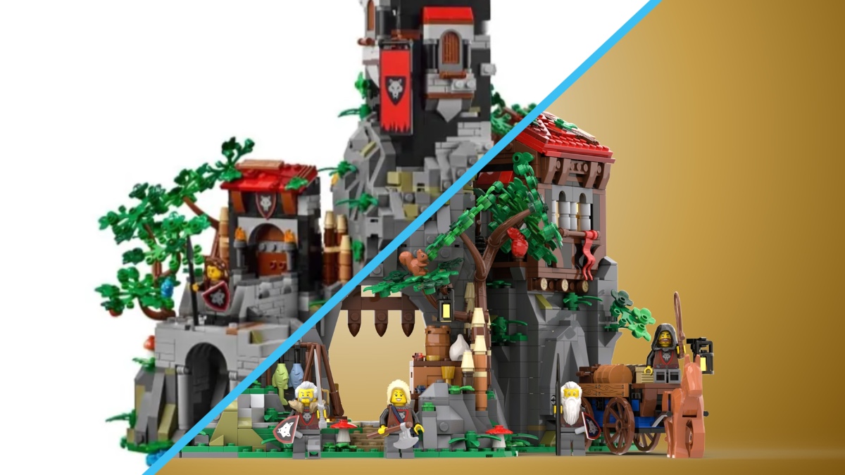 How have LEGO BrickLink Series 6 sets changed from concept to final design?