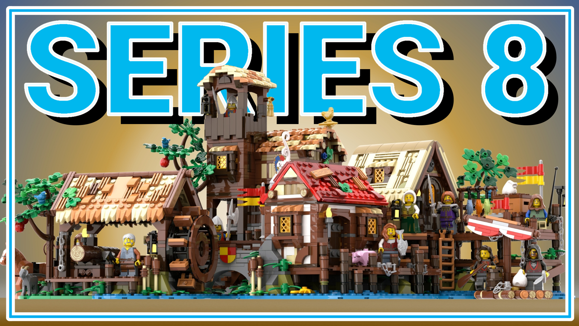 Every design in the BrickLink Designer Program Series 8 crowd vote