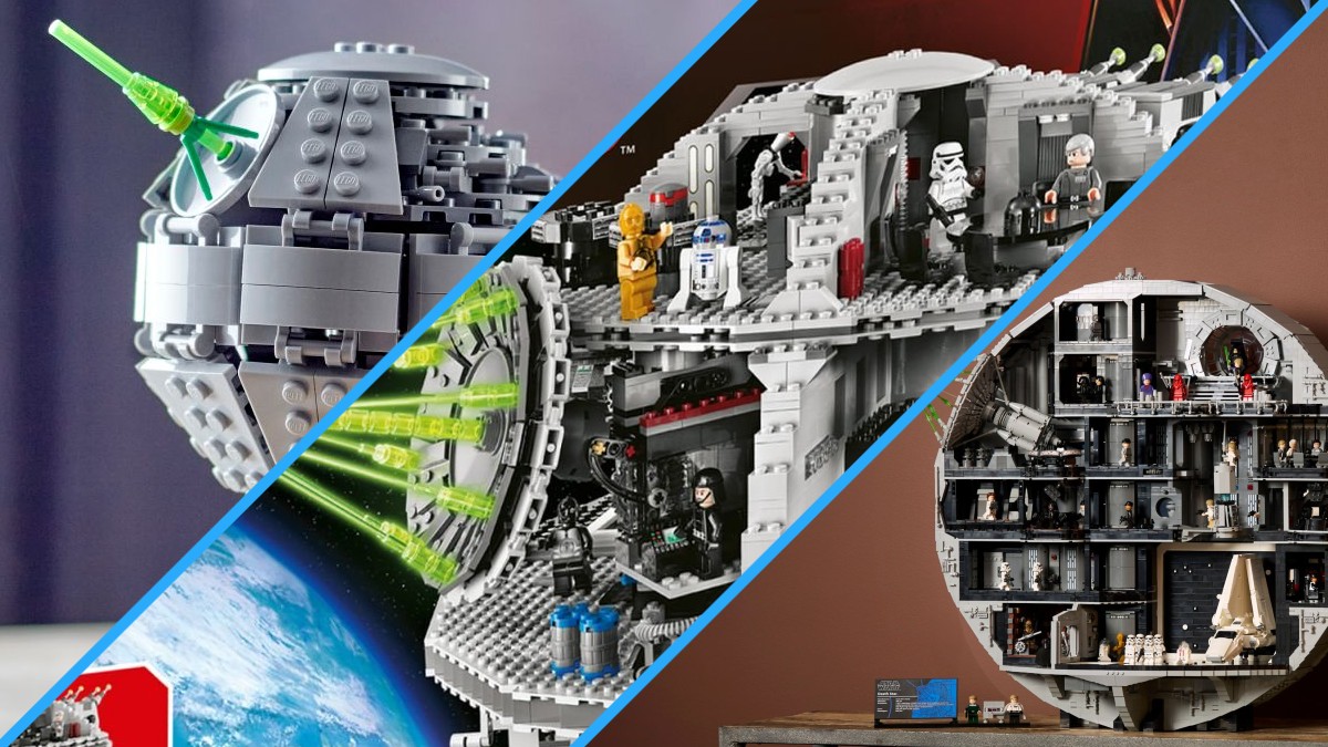 Every depiction of the LEGO Star Wars Death Star so far