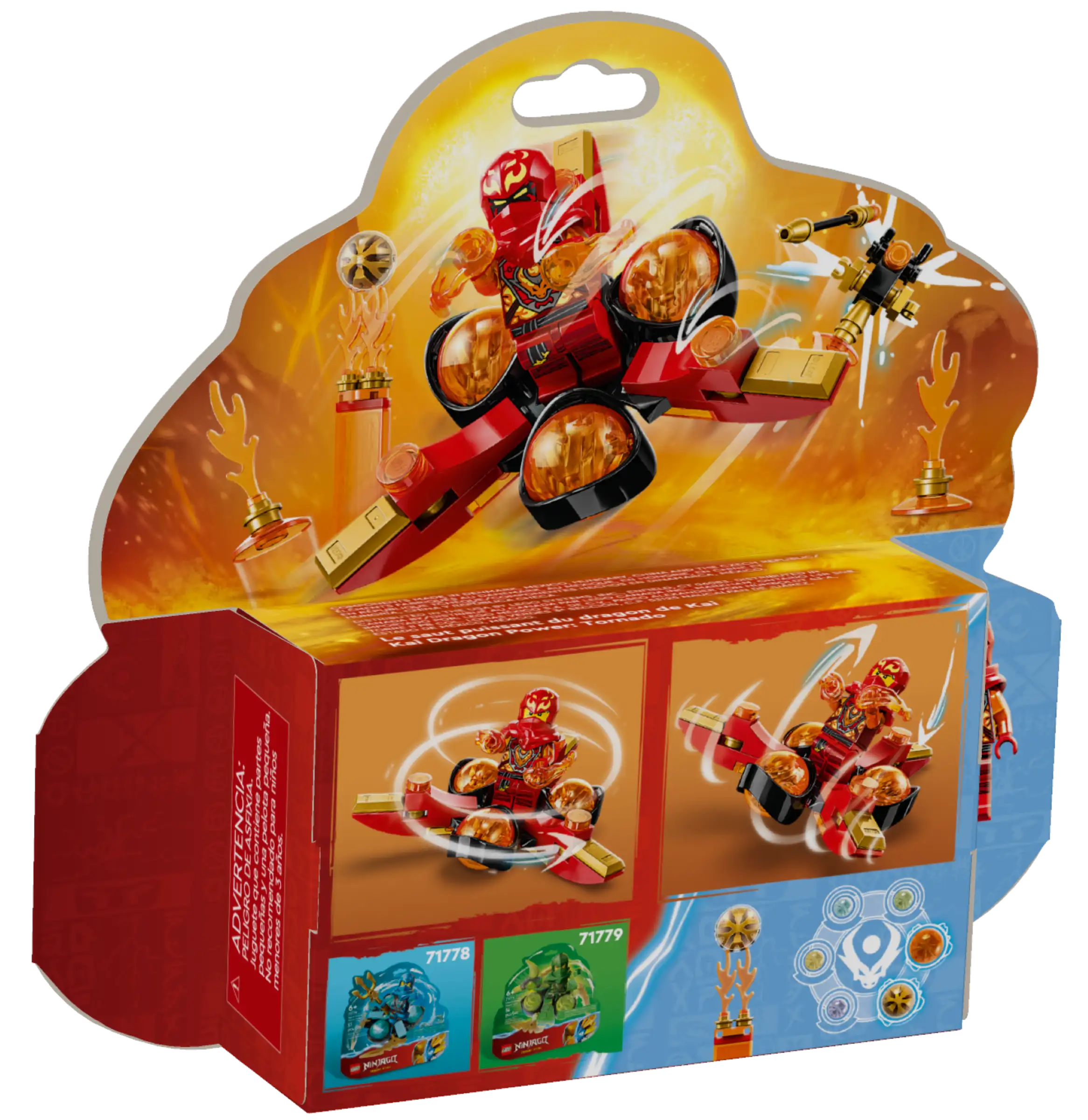 LEGO NINJAGO 71777 Kais Dragon Power Flip 4