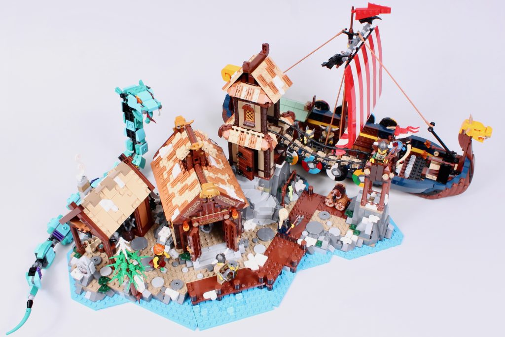 LEGO Ideas 21343 Viking Village 31132 Viking Ship and the Midgard Serpent 8 1024x683