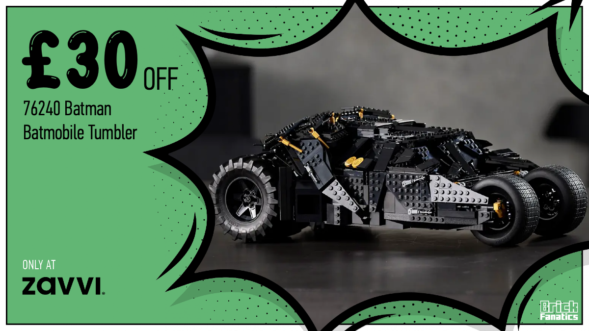 Save £30 on soon-to-retire LEGO DC 76240 Batman Batmobile Tumbler