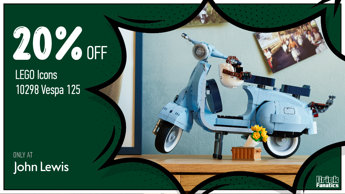Huge 20% off LEGO Icons 10298 Vespa 125 
