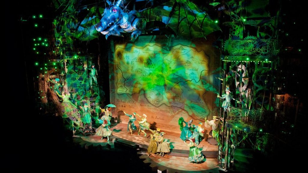 Wicked West end real life comparison shot