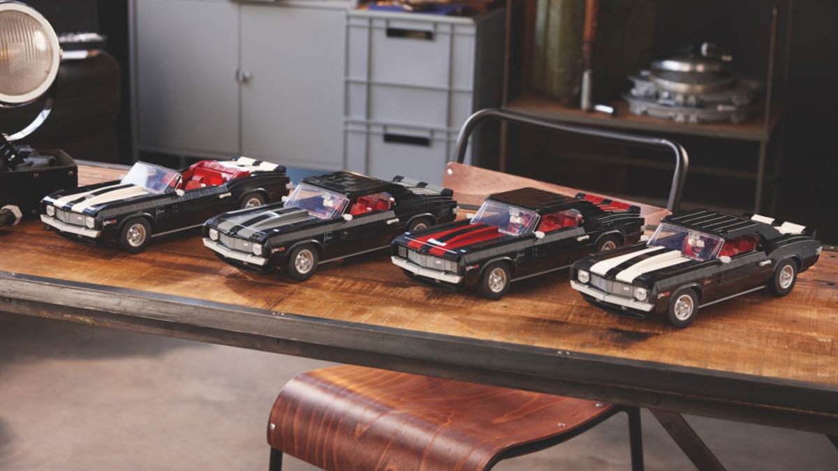 Every version of LEGO ICONS 10304 Chevrolet Camaro Z28