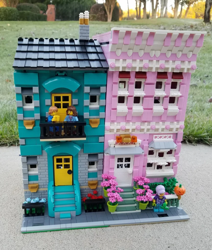LEGO modular townhouse MOC arslock reddit 866x1024